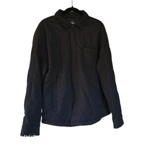 Fabletics Black Quilted Jacket Size Large